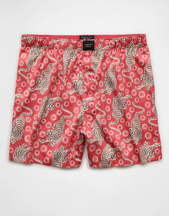 AEO Men's Valentine's Day Satin Pocket Boxer Short - Image 3