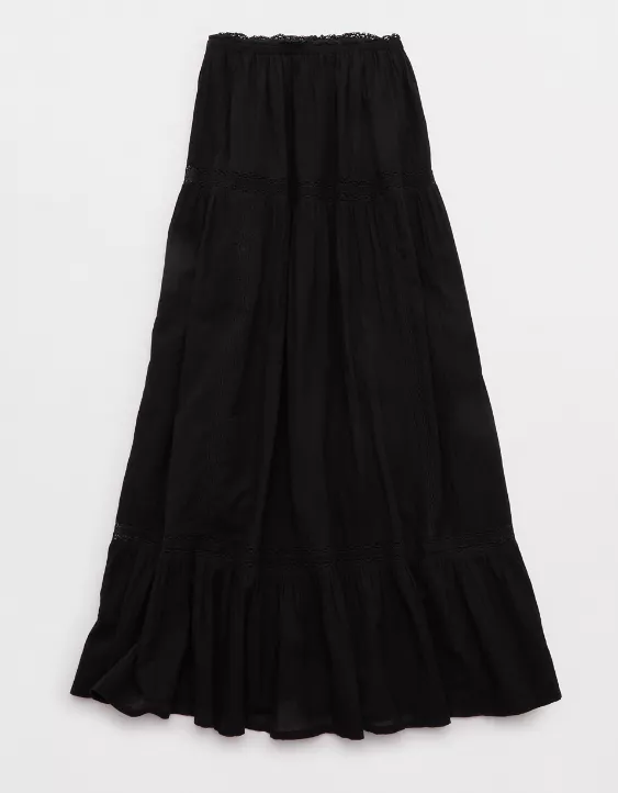 Aerie Lace Trim Maxi Skirt - Image 3