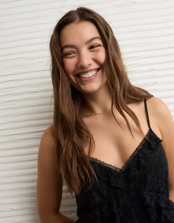 AE Ruffle Lace Mini Dress - Image 7