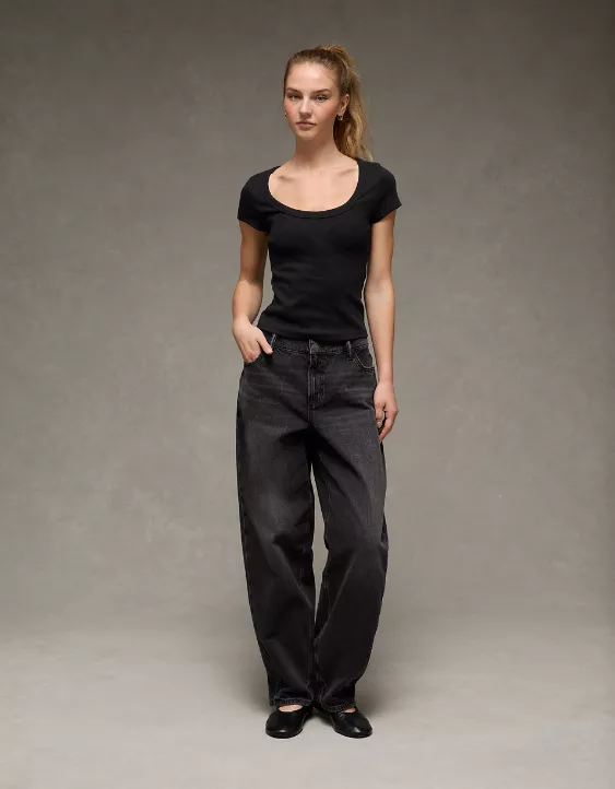 AE Scoop Neck Baby Tee - Image 5