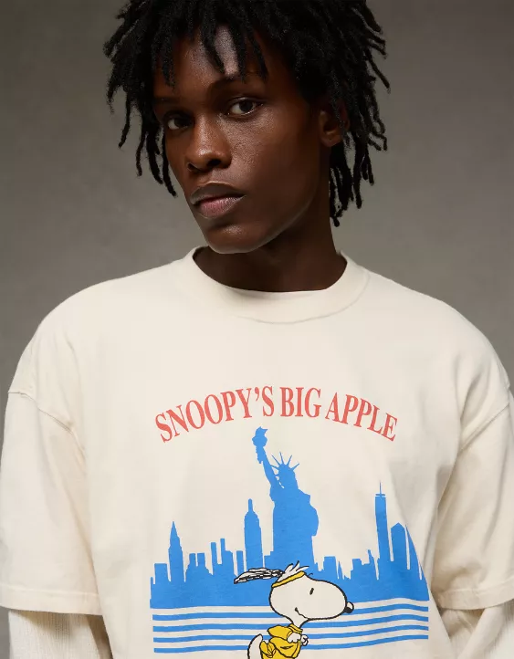 AE Boxy Snoopy Graphic T-Shirt - Image 7