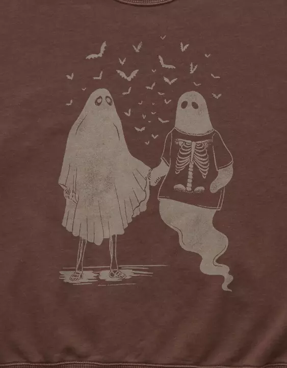 AE Halloween Graphic Sweatshirt - Image 6