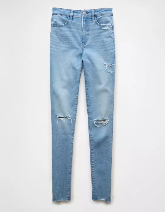 AE Next Level Super High-Waisted Ripped Jegging - Image 3
