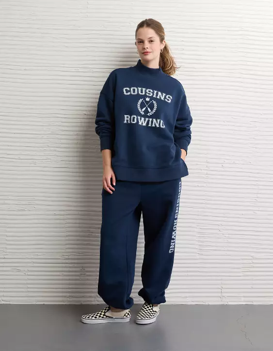 AE x The Summer I Turned Pretty Mock Neck Sweatshirt - Image 5