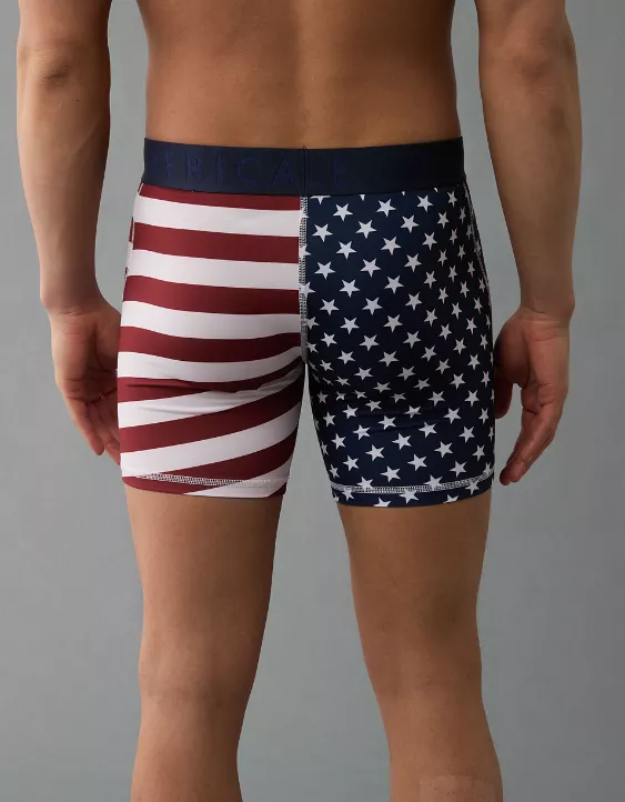 AEO Men's Stars & Stripes 6" Classic Boxer Brief - Image 2
